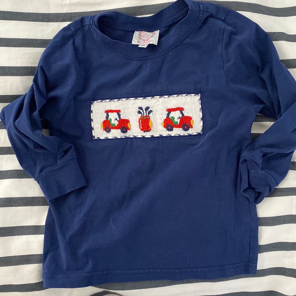 3t Cecil and Lou golf cart shirt